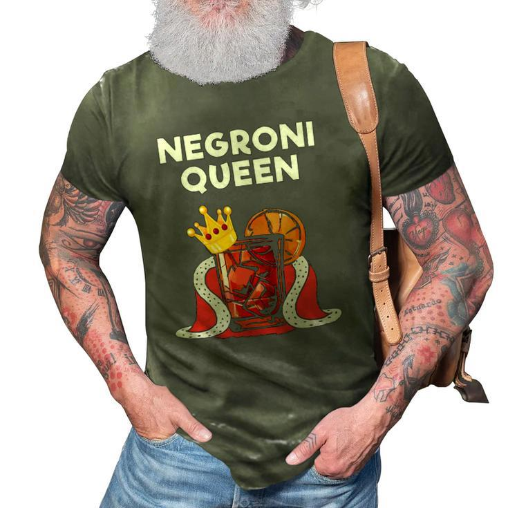 Negroni Queen Funny Drinking Queen 3D Print Casual Tshirt