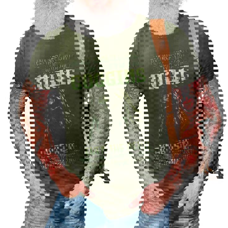 Never Underestimate The Power Of An Goggins Even The Devil 3D Print Casual Tshirt