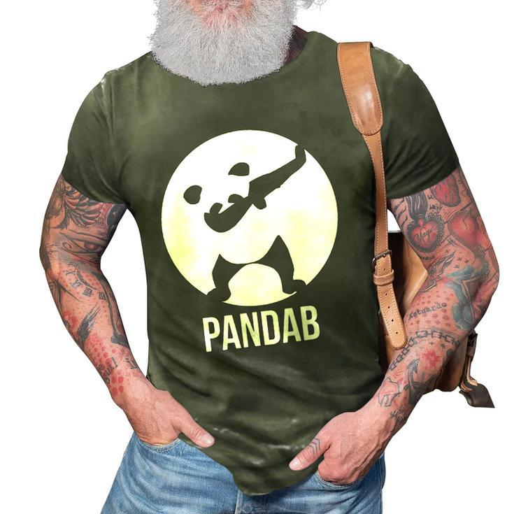 Pandab Funny Dabbing Panda Design Gift 3D Print Casual Tshirt