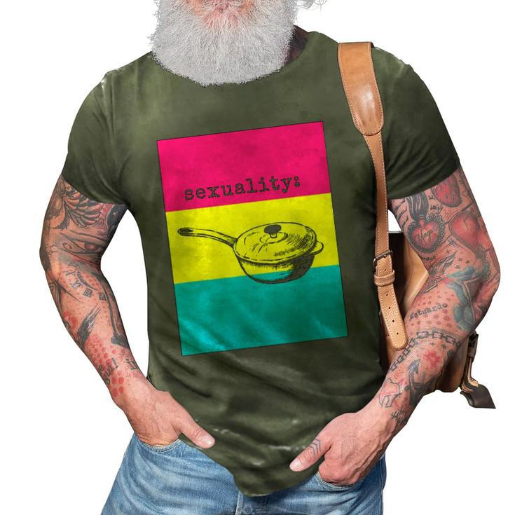 Pansexual Pride  Pansexual Flag 3D Print Casual Tshirt