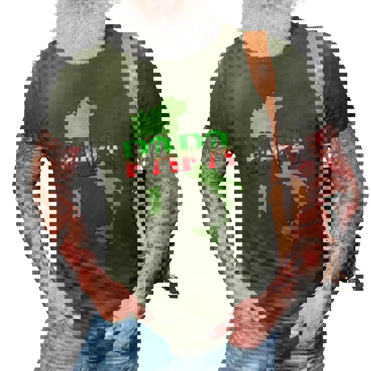 Papa For The Italian Father 3D Print Casual Tshirt