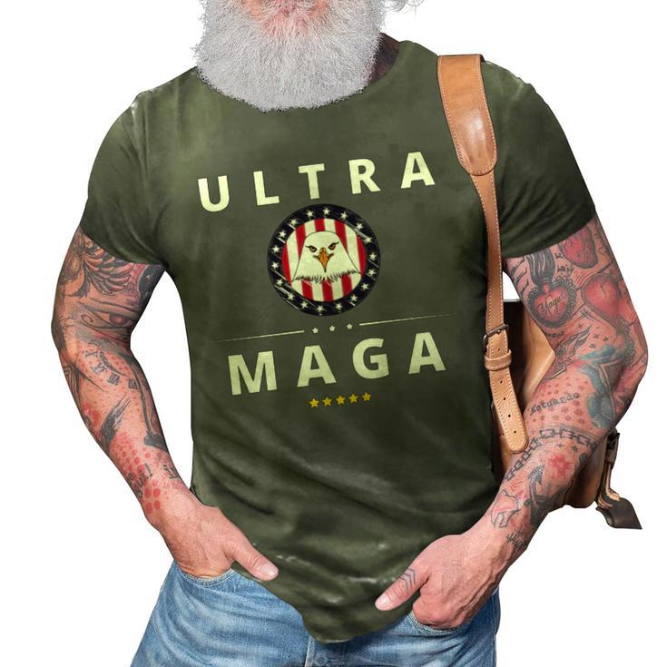 Proud Ultra Maga V12 3D Print Casual Tshirt