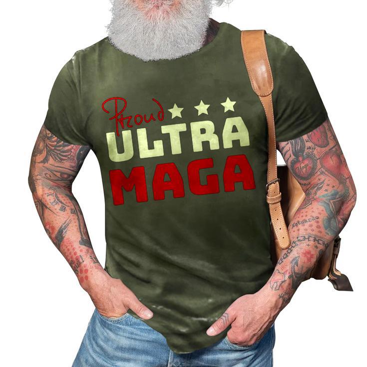 Proud Ultra Maga V6 3D Print Casual Tshirt