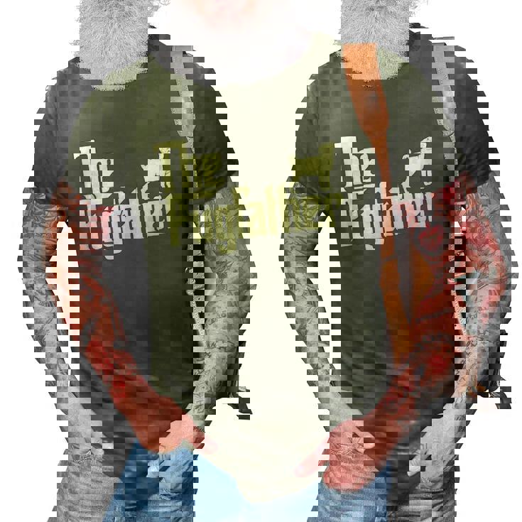 Pug Father Dog Dad Classic 3D Print Casual Tshirt