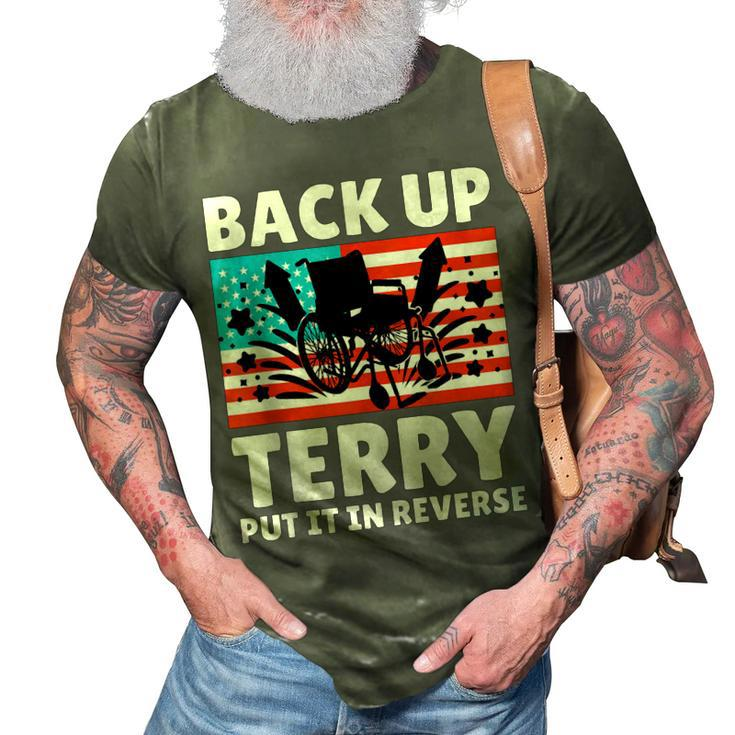 Put It In Reserve Terry Back It Up Funny Firework 4Th July  3D Print Casual Tshirt