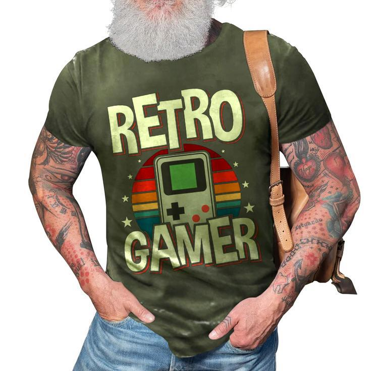 Retro Gaming Video Gamer Gaming  3D Print Casual Tshirt