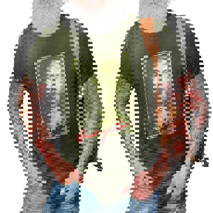 Rip Vangelis Evángelos Odysséas Papathanassíou 3D Print Casual Tshirt