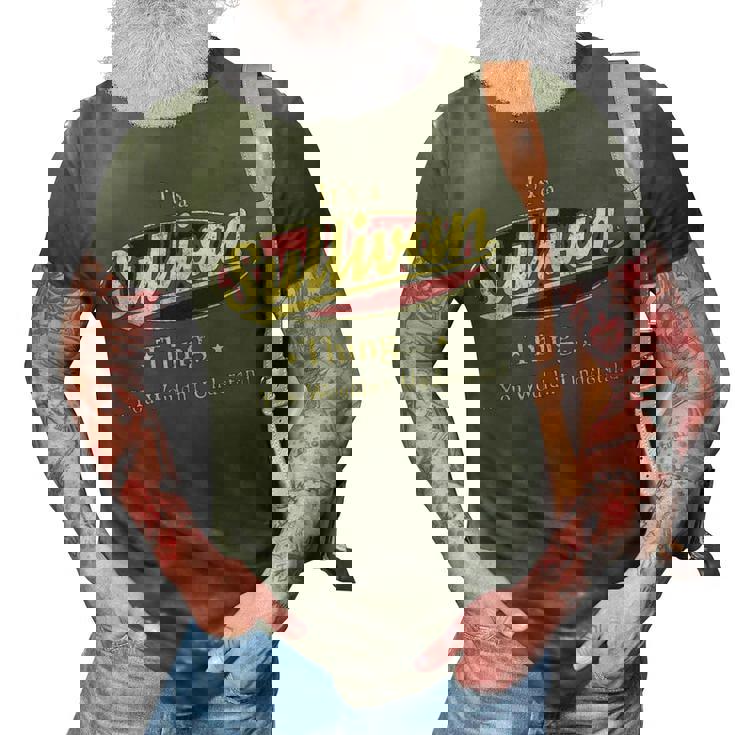 Sullivan Shirt Personalized Name Gifts T Shirt Name Print T Shirts Shirts With Name Sullivan 3D Print Casual Tshirt