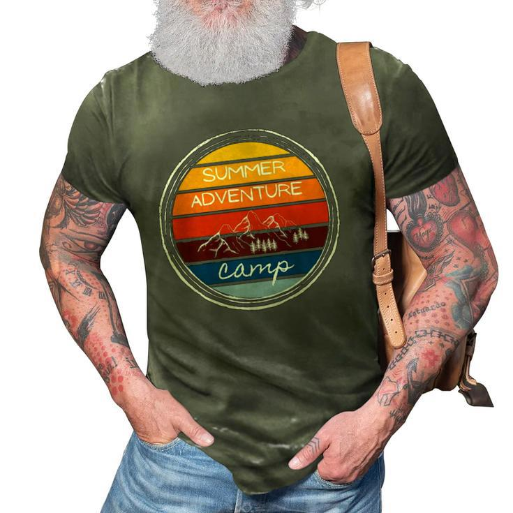 Summer Adventure Awaits Camper  3D Print Casual Tshirt