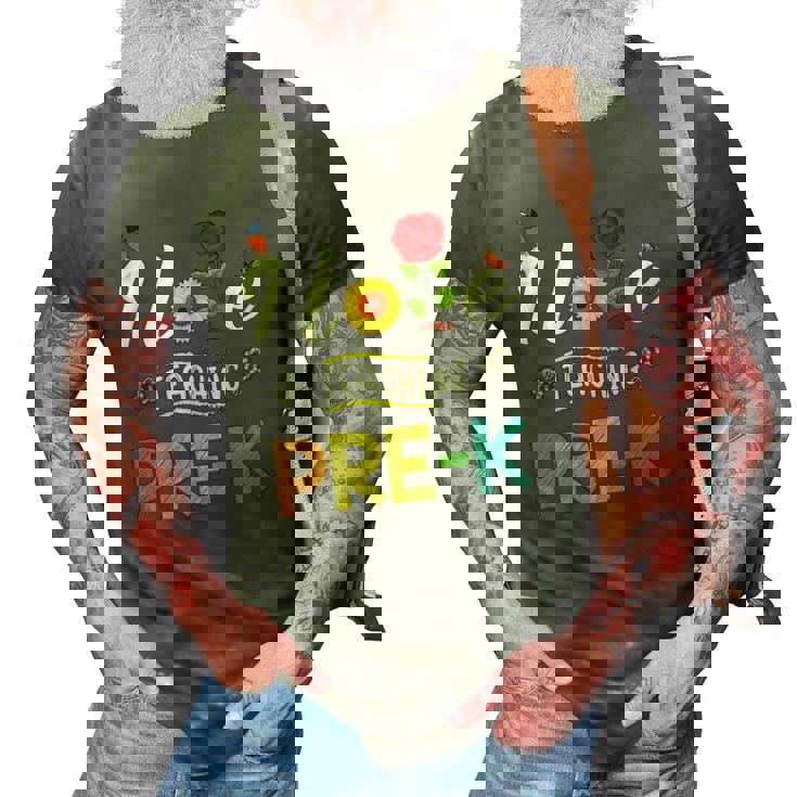 Teaching Children Teaching Teacher Preschool Teacher 3D Print Casual Tshirt