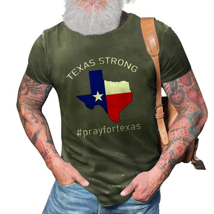 Texas Strong Pray For Texas  Pray For Uvalde Limited Edition 3D Print Casual Tshirt