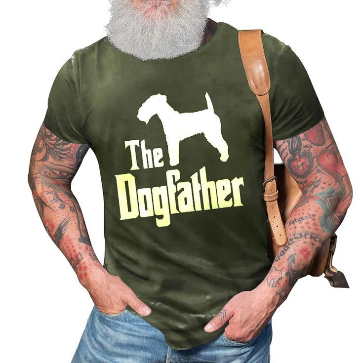 The Dogfather - Funny Dog Gift Funny Lakeland Terrier 3D Print Casual Tshirt