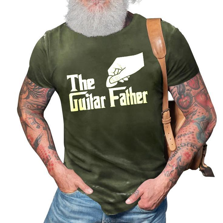 The Guitar Father - Guitar Player Guitarist Musician 3D Print Casual Tshirt