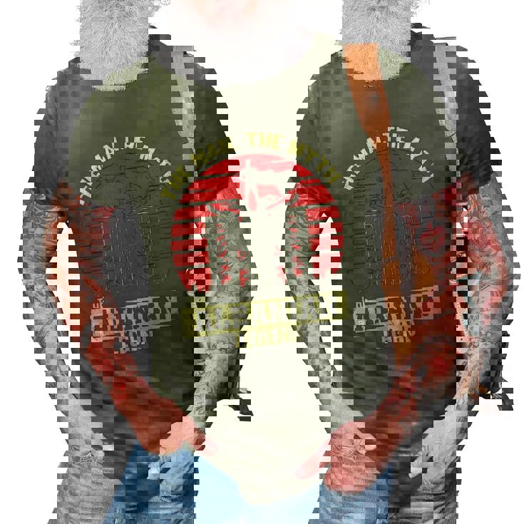 The Man The Myth The Albanian Legend Dad 3D Print Casual Tshirt