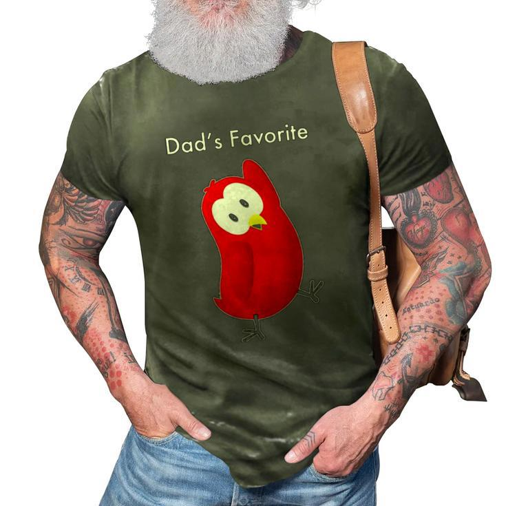The Official Sammy Bird Dads Favorite 3D Print Casual Tshirt