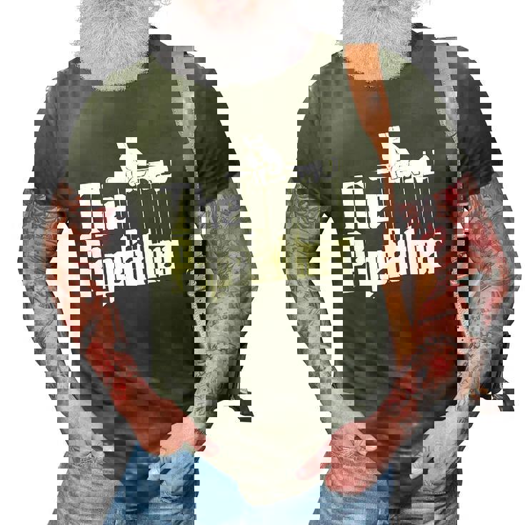 The Pipefather - Funny Plumber Plumbing Handyman Pipe Fitter Raglan Baseball Tee 3D Print Casual Tshirt