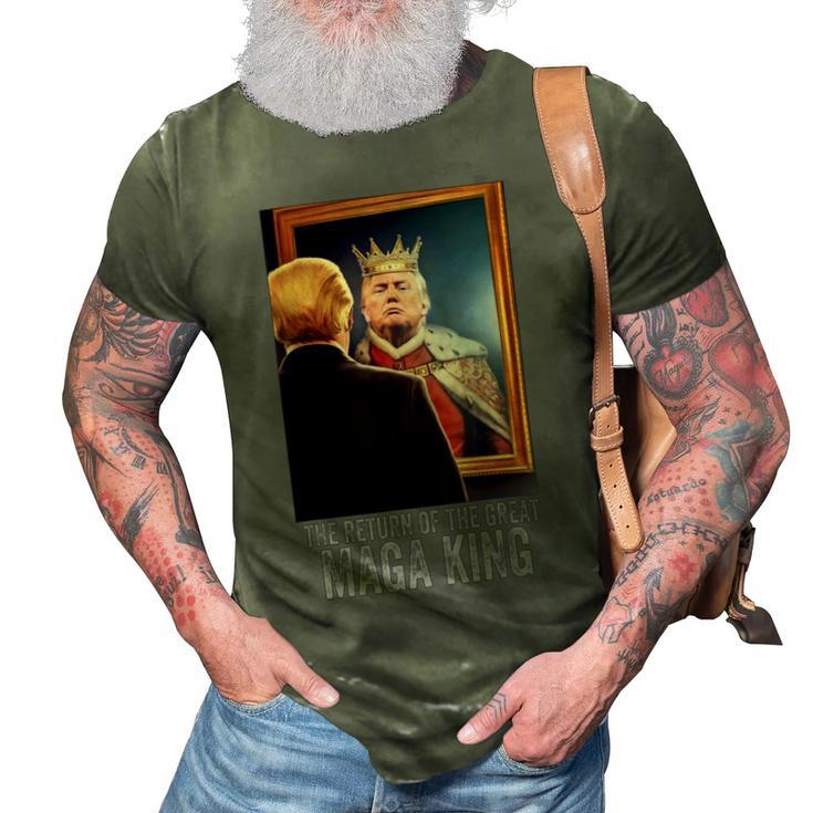 The Return Of The Great Maga King Anti 3D Print Casual Tshirt