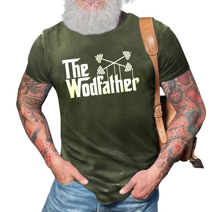 The Wodfather Funny Workout Gym Saying Gift 3D Print Casual Tshirt