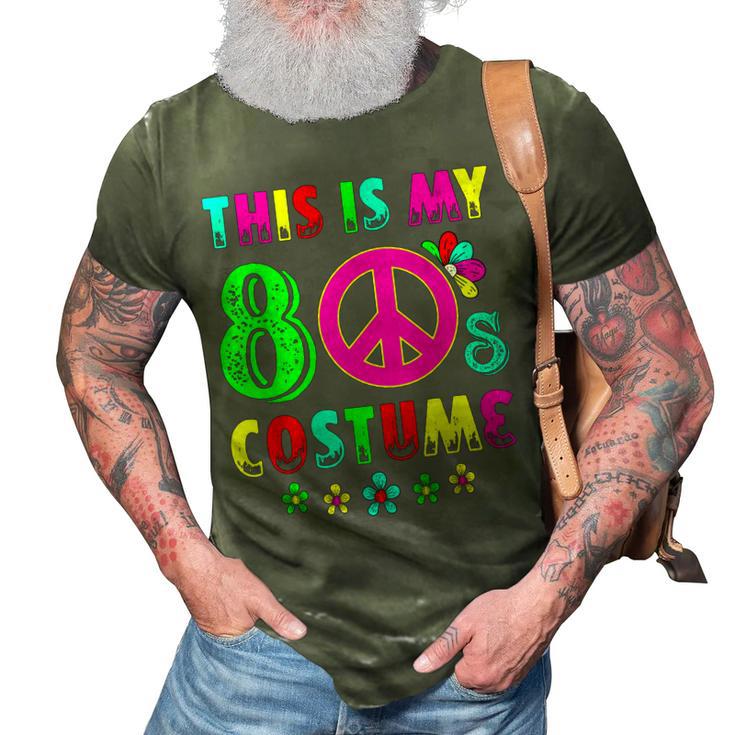 This Is My 80S Costume Funny Halloween 1980S 80S Party  3D Print Casual Tshirt