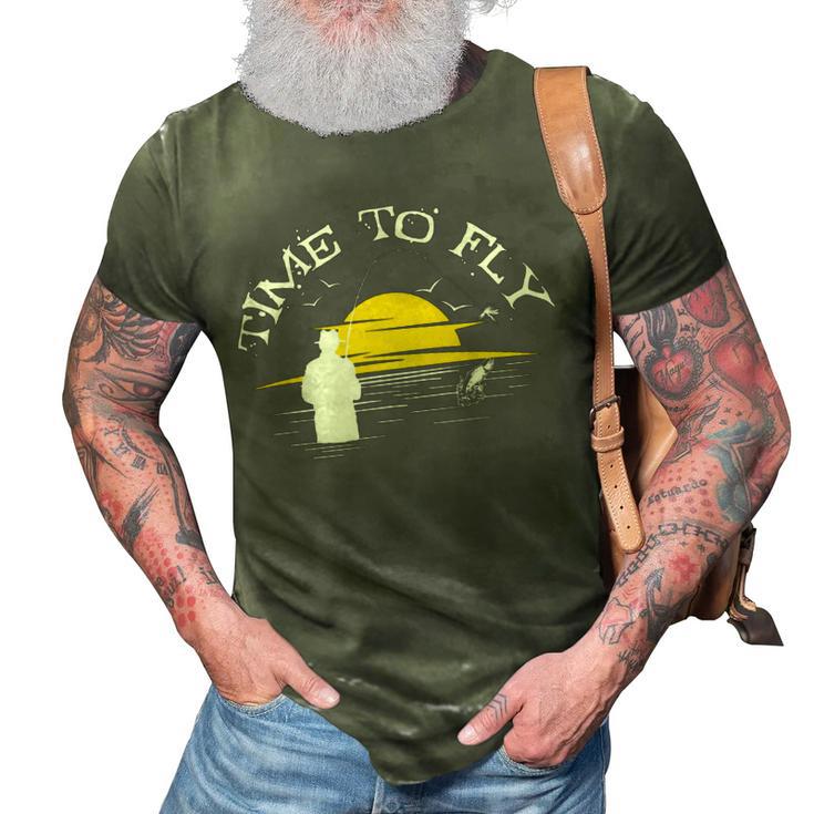 Time To Fly Fish  49 Trending Shirt 3D Print Casual Tshirt