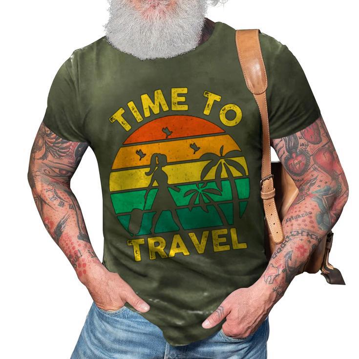 Time To Travel  807 Trending Shirt 3D Print Casual Tshirt