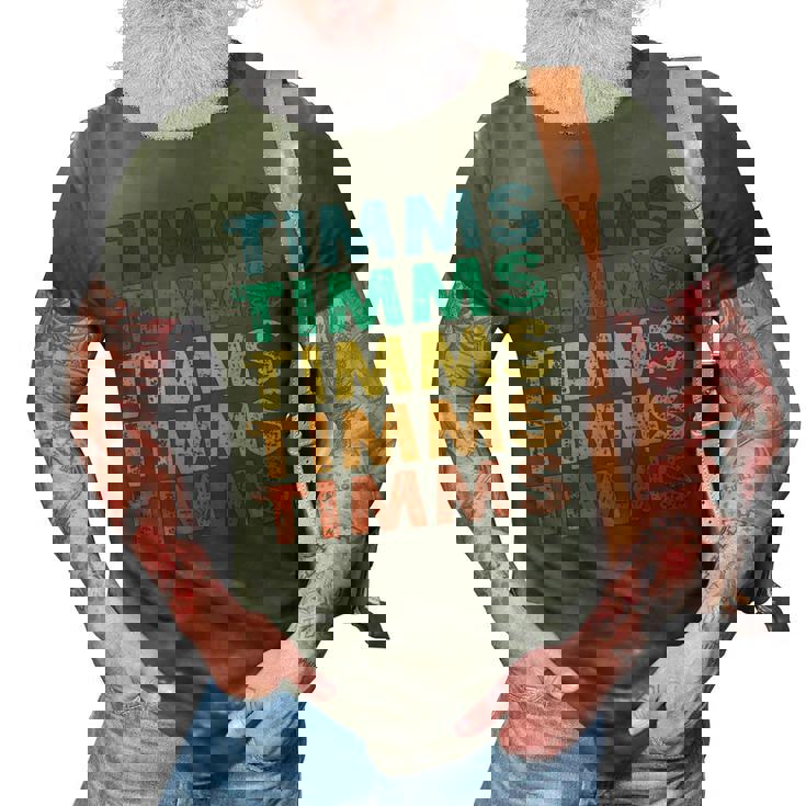 Timms Name Shirt Timms Family Name 3D Print Casual Tshirt