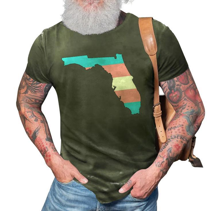 Trans Flag Florida - Lgbt Pride Support 3D Print Casual Tshirt