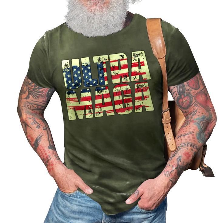 Ultra Maga And Proud Of It A Ultra Maga And Proud Of It  V19 3D Print Casual Tshirt