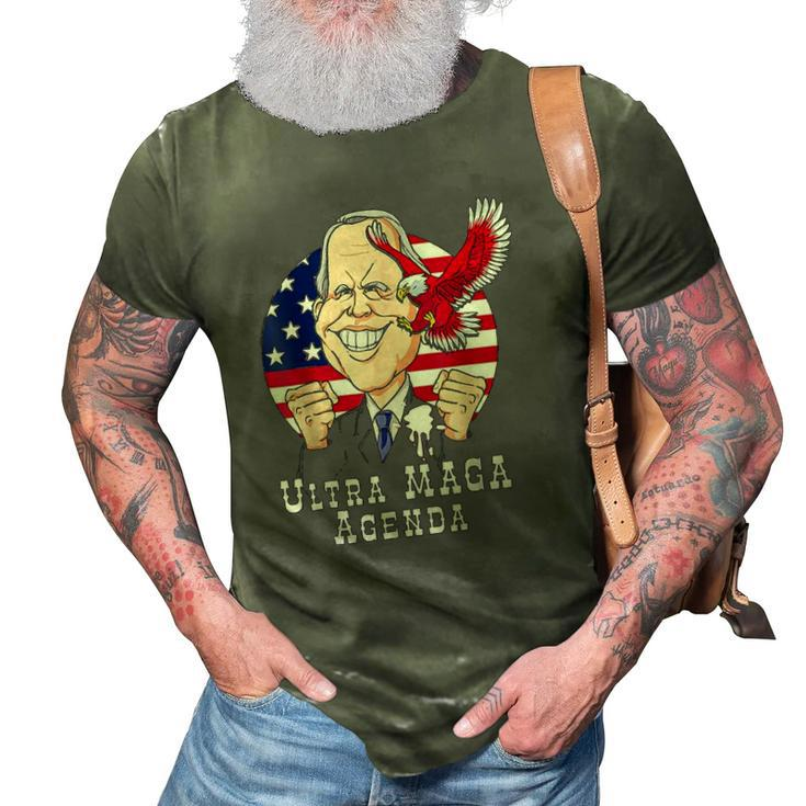 Ultra Maga And Proud Of It We The People Republican Funny 3D Print Casual Tshirt