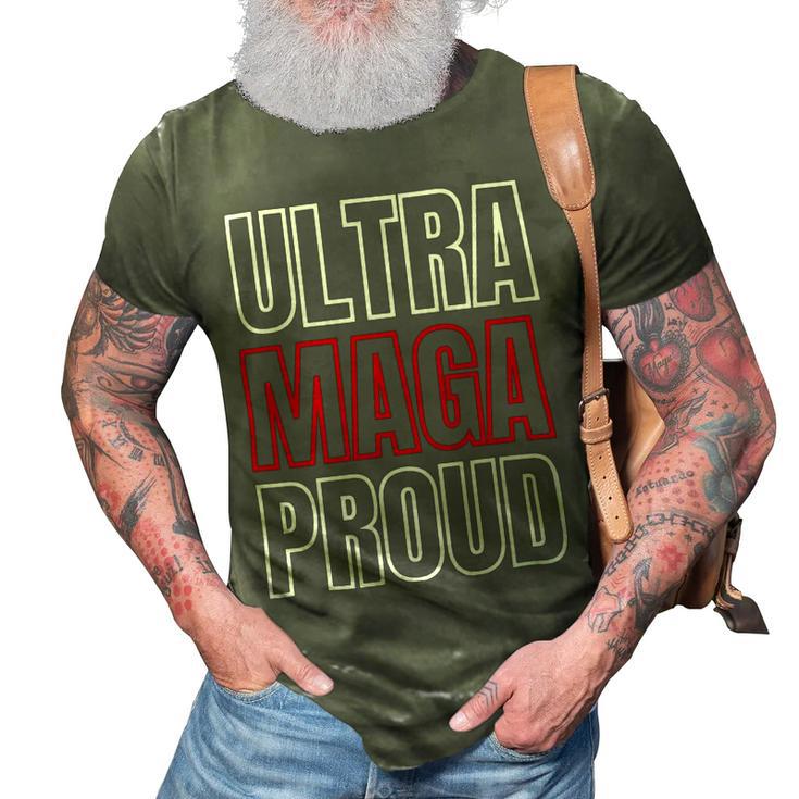 Ultra Maga Proud Patriotic Tshirt V2 3D Print Casual Tshirt