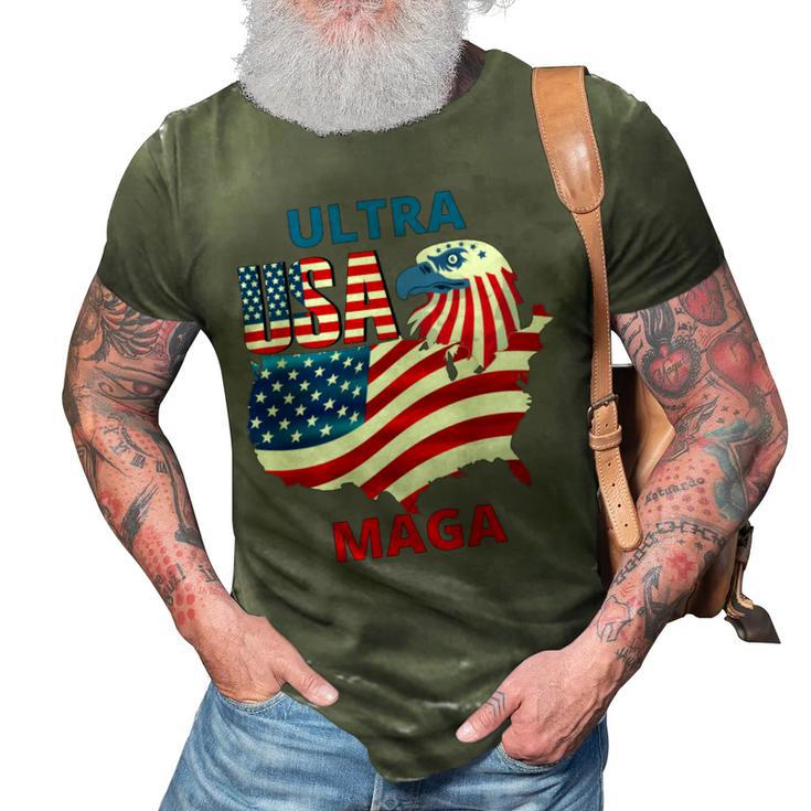 Ultra Maga Ultra Maga Funny 3D Print Casual Tshirt