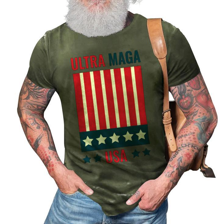 Ultra Maga Usa 3D Print Casual Tshirt