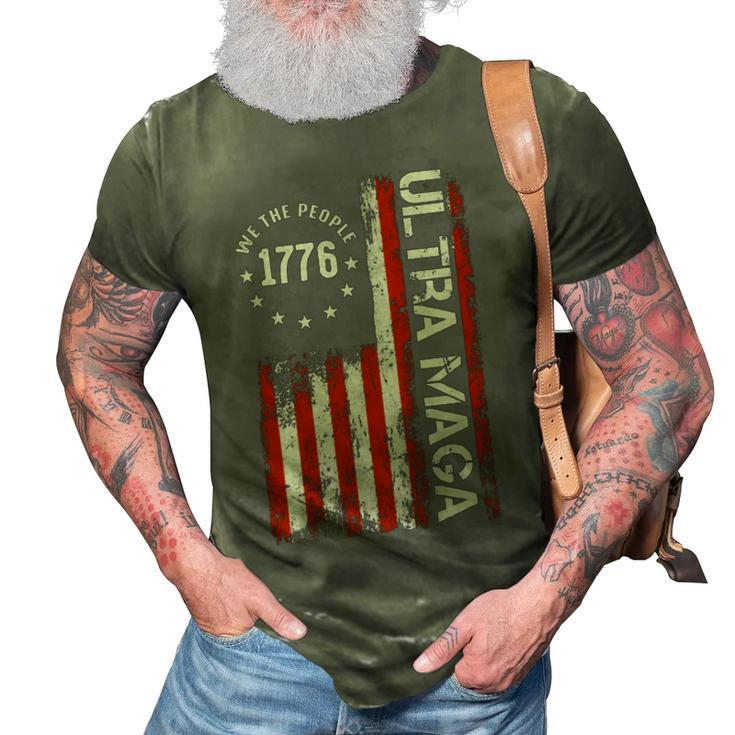 Ultra Maga V14 3D Print Casual Tshirt