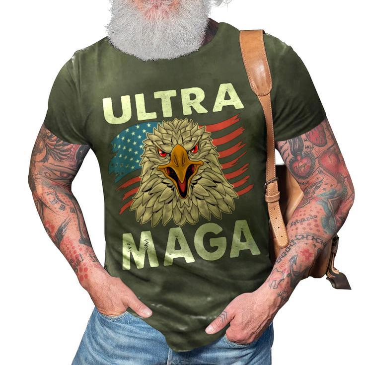 Ultra Maga V19 3D Print Casual Tshirt