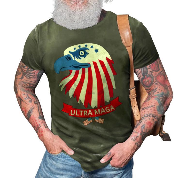 Ultra Maga V22 3D Print Casual Tshirt