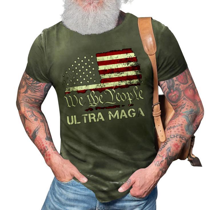 Ultra Maga We The People Classic 3D Print Casual Tshirt