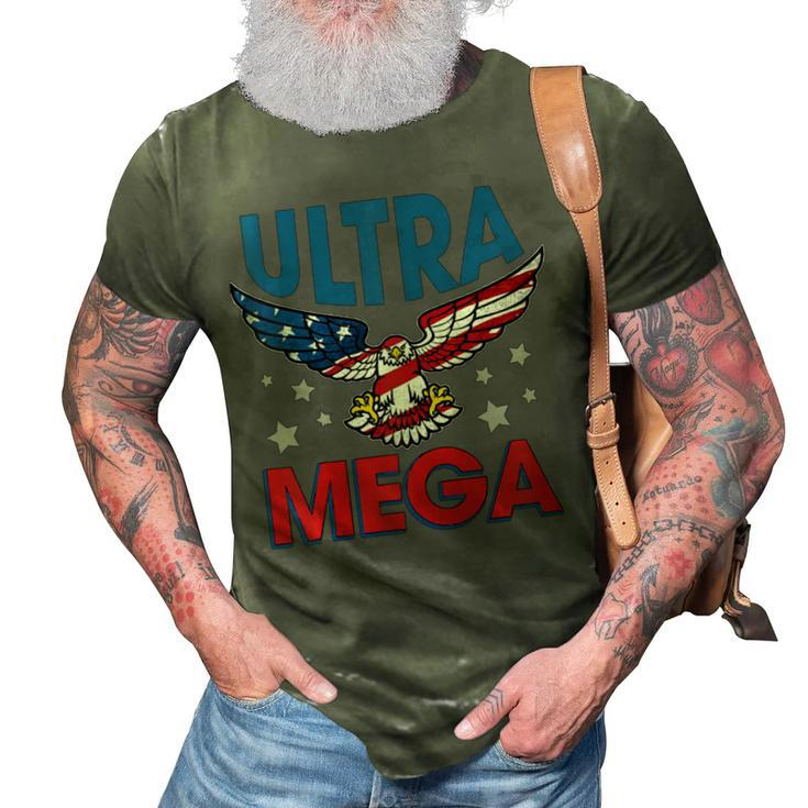 Ultra Mega Eagle  3D Print Casual Tshirt