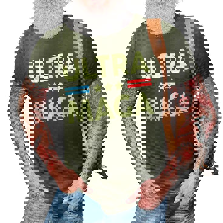 Ultra Mega Patriotic Trp Republicans Conservatives Apparel  3D Print Casual Tshirt