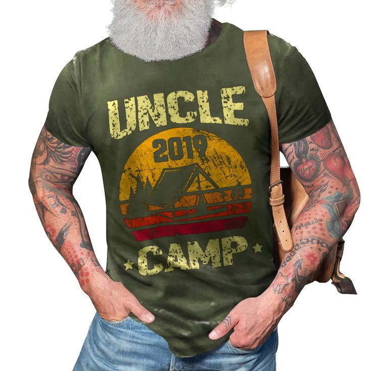 Uncle Camp 2019 Family Vacation T Shirt T Shirt 3D Print Casual Tshirt