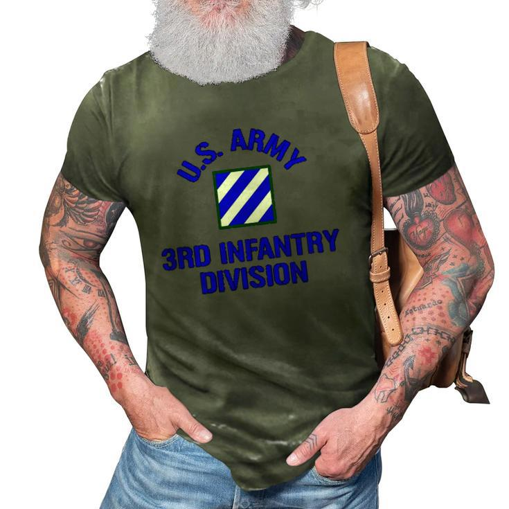 Us Army 3Rd Infantry Division 3D Print Casual Tshirt