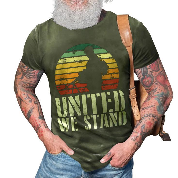Veteran Veterans Day United We Stand Military Soldier Silhouette 323 Navy Soldier Army Military 3D Print Casual Tshirt