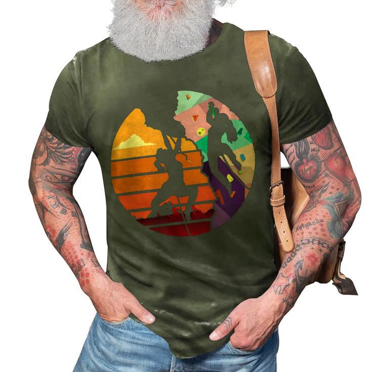 Vintage Retro Rock Climber 179 Shirt 3D Print Casual Tshirt