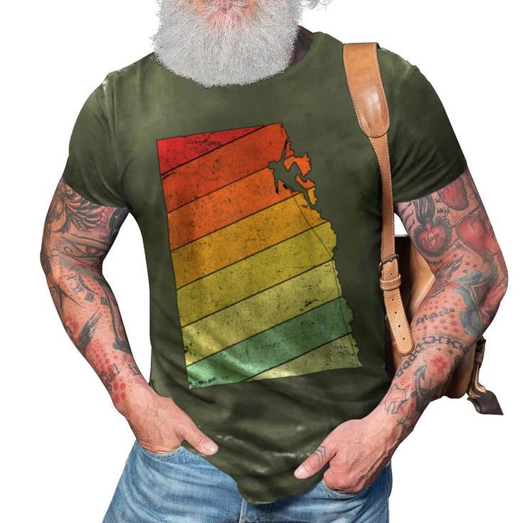 Vintage Retro Rock Climber 180 Shirt 3D Print Casual Tshirt