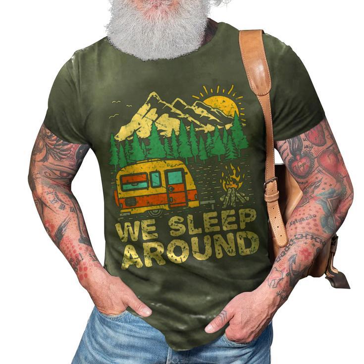 We Sleep Funny Camping 3D Print Casual Tshirt