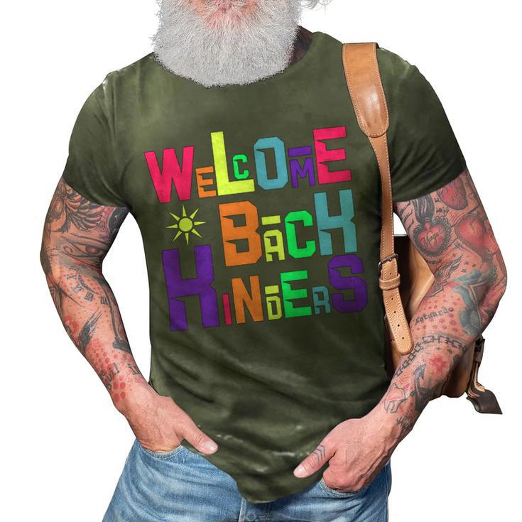 Welcome Back To School Kinders 486 Shirt 3D Print Casual Tshirt