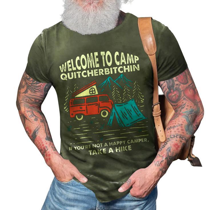 Welcome To Camp Quitcherbitchin Funny 7 Shirt 3D Print Casual Tshirt