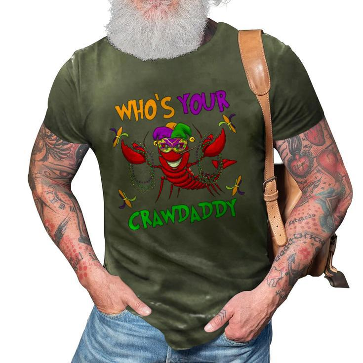 Whos Your Crawdaddymardi Gras Parade 2022 Ver2 3D Print Casual Tshirt