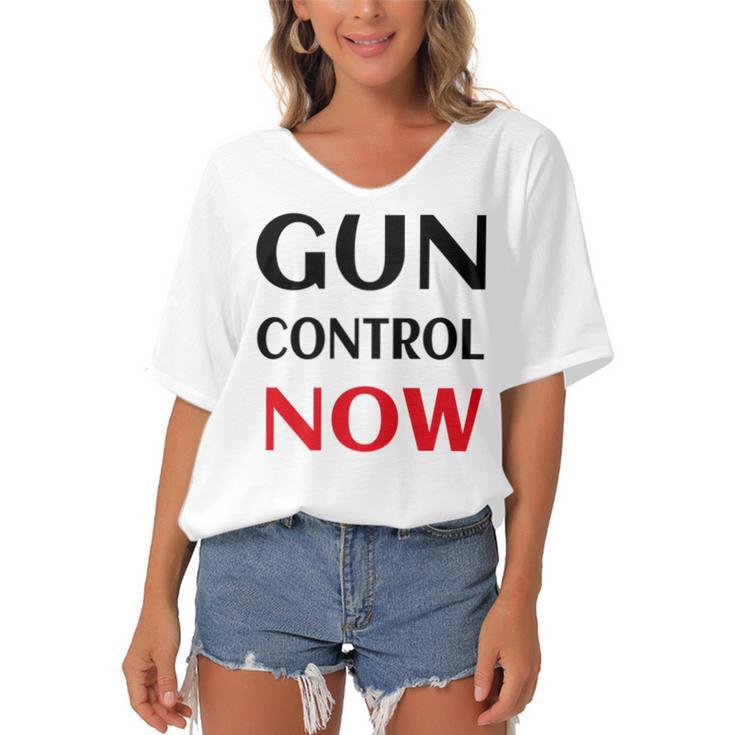 End Gun Violence Shirts Endgunviolence Women's Bat Sleeves V-Neck Blouse