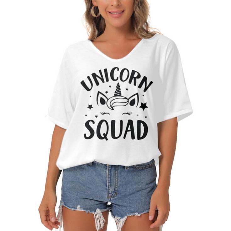 Unicorn Squad  23 Trending Shirt Women's Bat Sleeves V-Neck Blouse