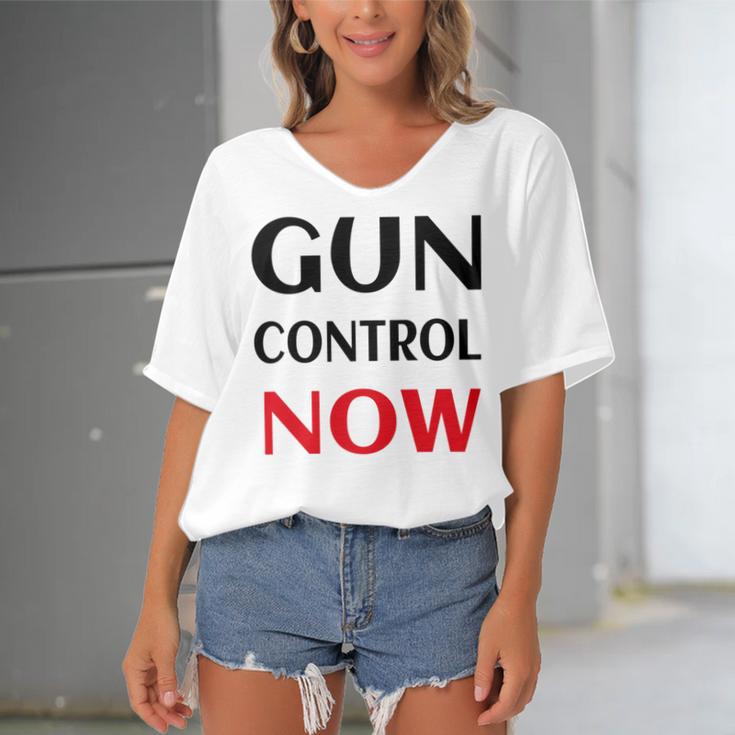 End Gun Violence Shirts Endgunviolence Women's Bat Sleeves V-Neck Blouse